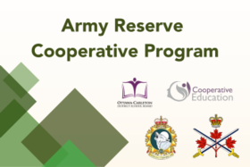 ocdsb army reserve cooperative program graphic