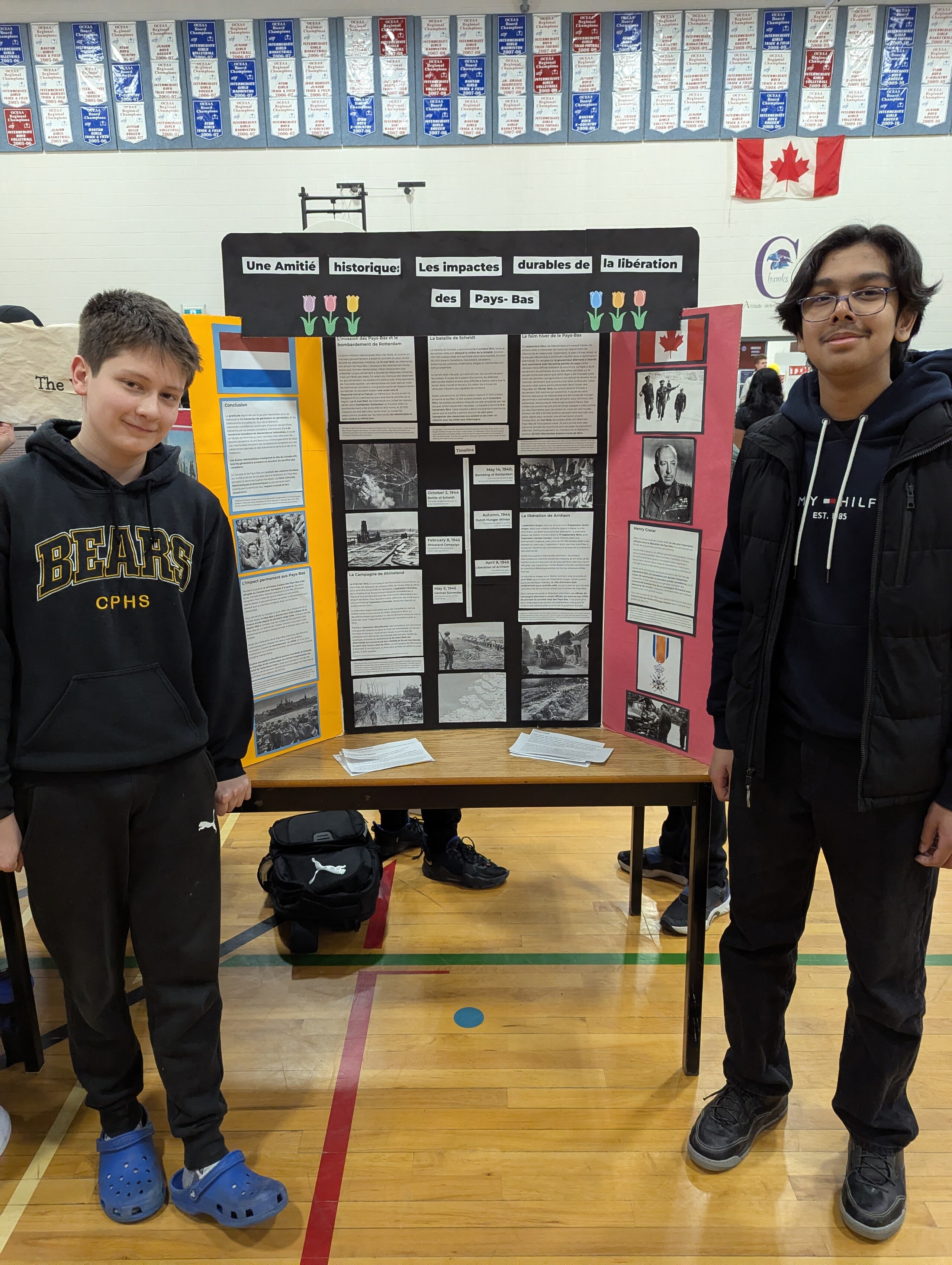 Cedarview Middle School History Fair Display