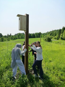 Woodroffe High School’s Woodshop Class Builds Homes for Local Wildlife